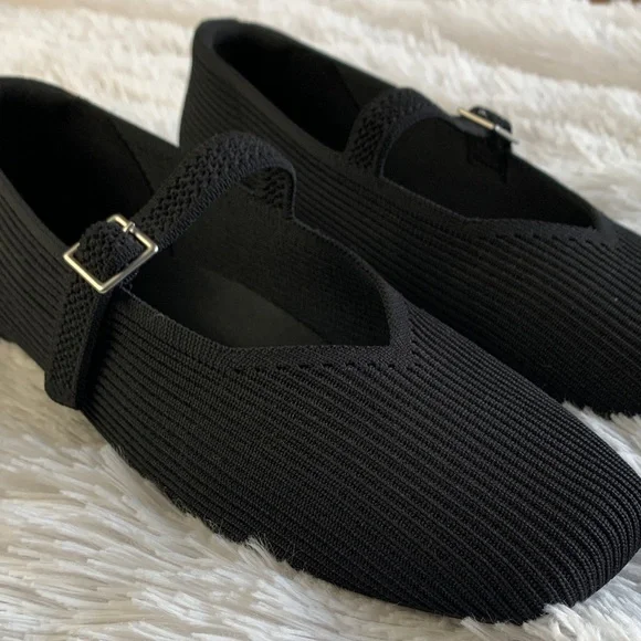 Vivaia Black Margo Mary Janes Shoes - Picture 14 of 16